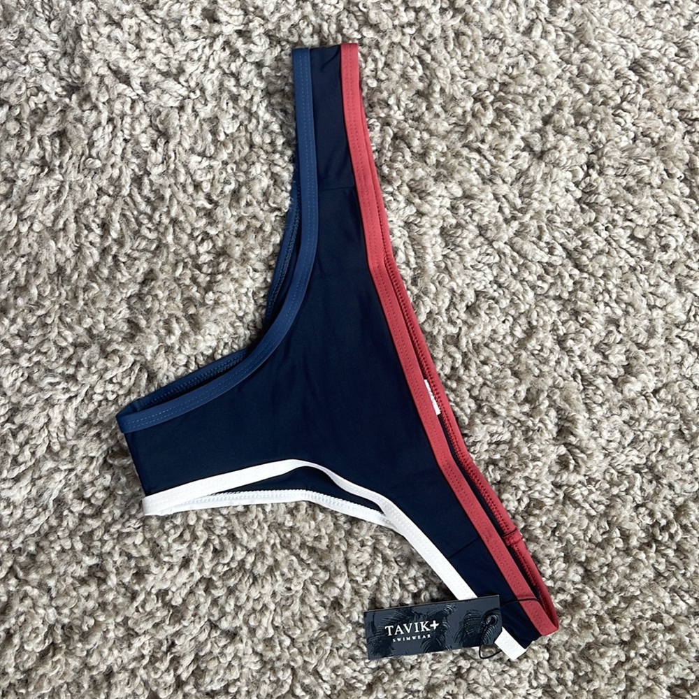 NWT - Tavik Black/Rust Jayden Moderate Coverage‎ Bikini Bottom - Picture 3 of 4